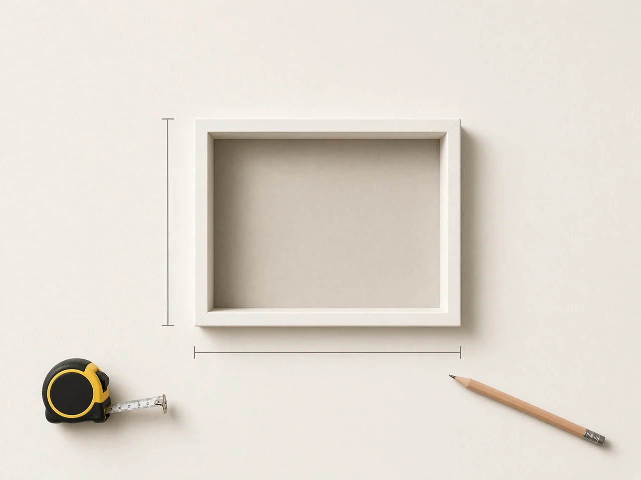 Illustration of measuring a door opening